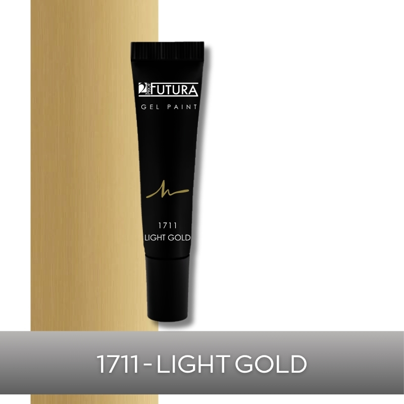 Futuranail Gel Paint 711 Light Gold Futuranail Gel Paint 711 Light Gold